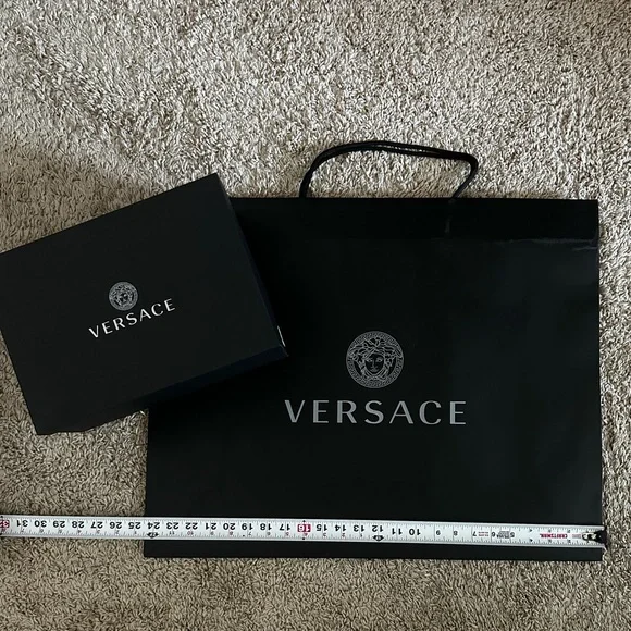 Versace paper gift bag and box solofficialkw.com